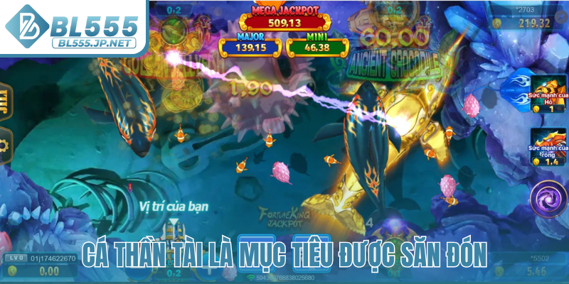 Cá Thần Tài là mục tiêu được săn đón