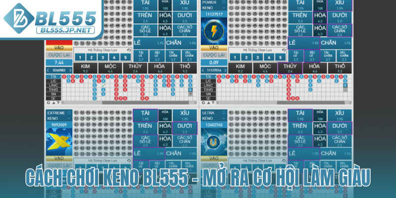 Cách chơi Keno