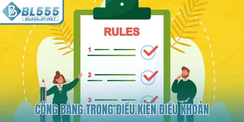 Công bằng trong điều kiện điều khoản