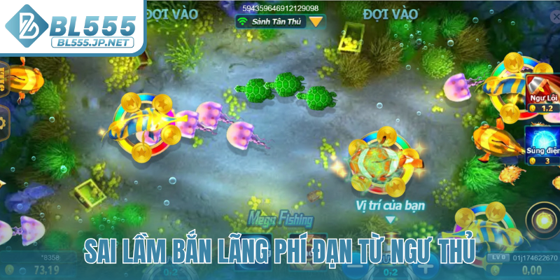 Sai lầm bắn lãng phí đạn từ ngư thủ