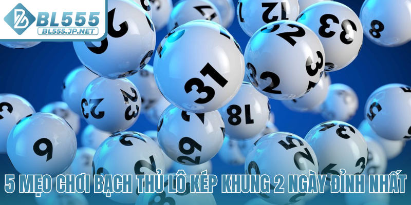 5 mẹo chơi bạch thủ lô kép khung 2 ngày đỉnh nhất