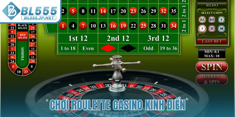 Chơi Roulette casino kinh điển