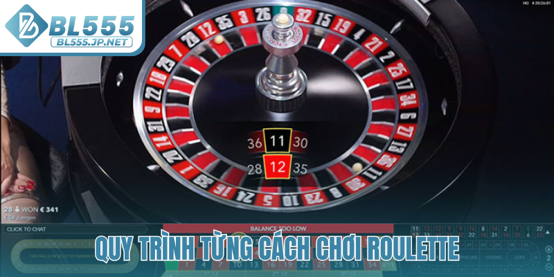 Quy trình từng cách chơi Roulette