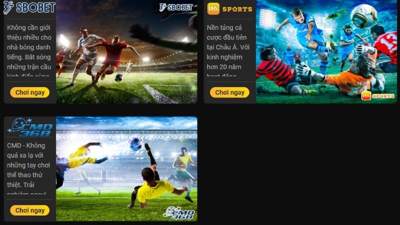 Tham gia cá cược tại SBO thể thao