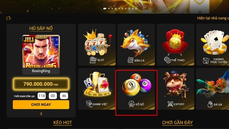 Tham gia xổ số Miền Bắc online BL555