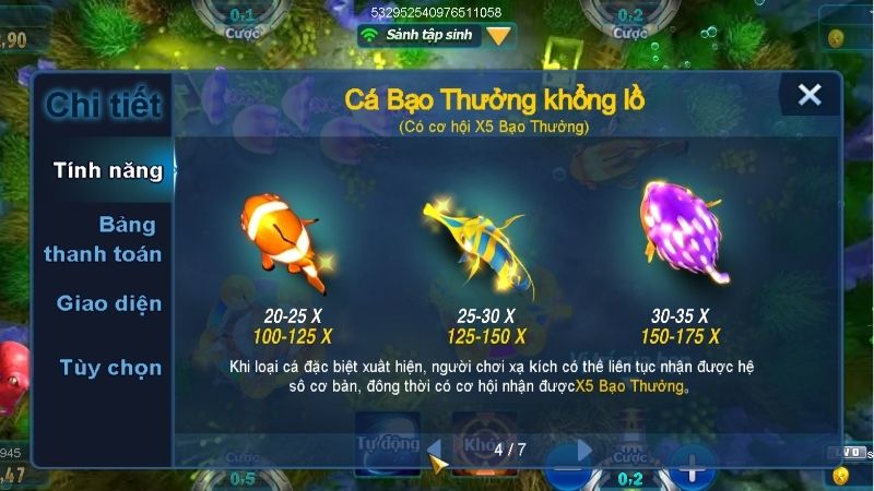 Các sinh vật đặc biệt có trong game JILI Đánh cá vui vẻ